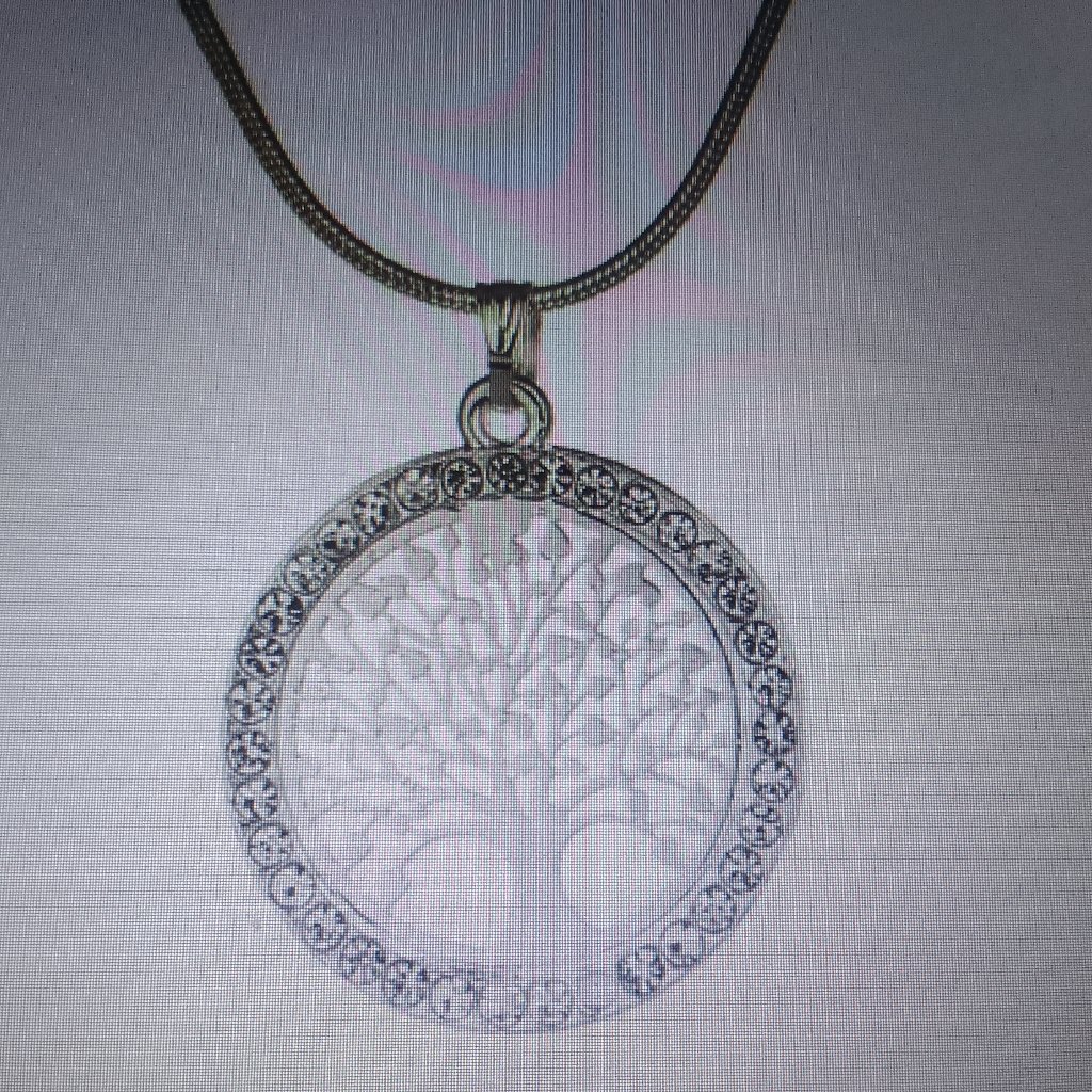 Tree Of Life Silver Pendant&Necklace, Delicate, Brand New